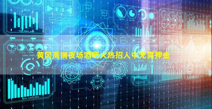 黄冈高端夜场酒吧火热招人中无需押金